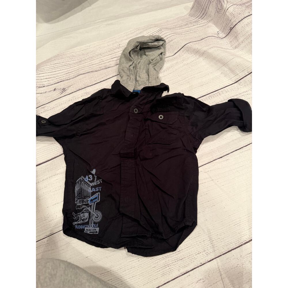 Kenneth Cole Reaction Long Sleeve Button Down Shirt Size 4T